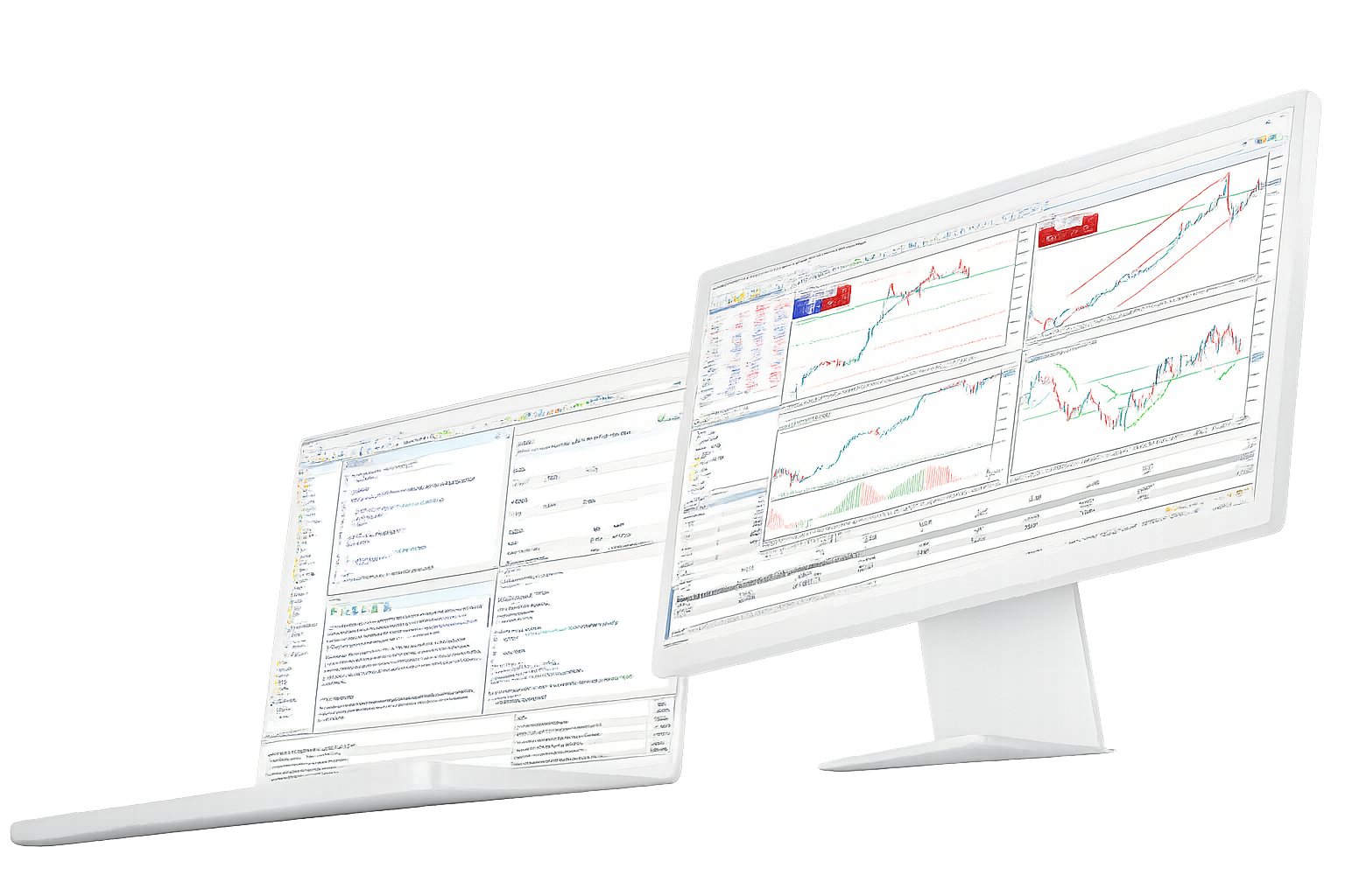 MetaTrader 5 多资产交易平台桌面端行情、图表与订单界面